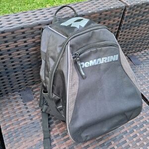 DeMarini Black and Gray Men's Backpack